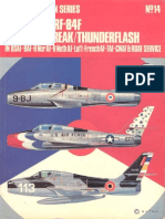 Osprey Aircam Aviation Series 14 - Republic F-RF-84F Thunderstreak-Thunderflash in USAF-BAF-R Nor AF-R Neth AF-Luft-French AF-TAF-CNAF & RDAF Service