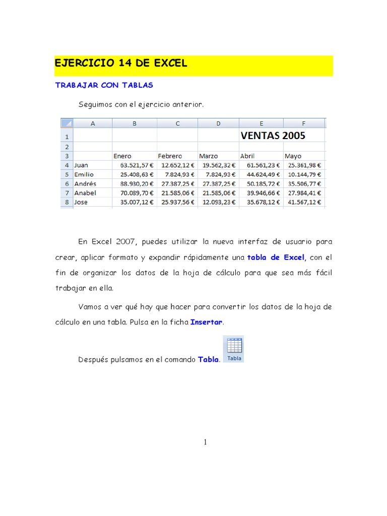 Ejercicio 8 de Excel | PDF | Hoja de cálculo | Microsoft Excel