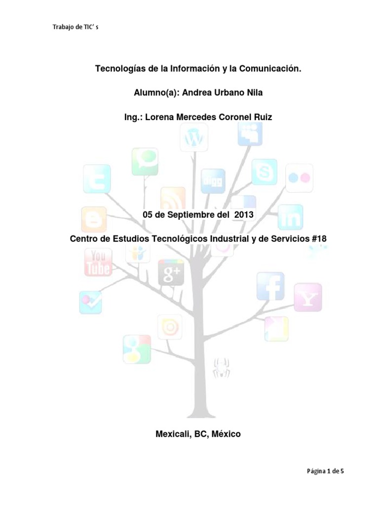 TIC's 2 | PDF | Tecnología de información y comunicaciones | Internet