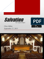 Salvation: Chris Miller September 27, 2013