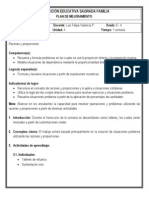 Plan de Mejoramiento 5-4 (Matemáticas - 4º Periodo)