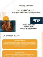 Zat Warna Alami Kayu Tegeran