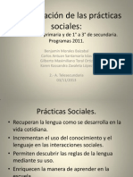 Sesión 3. Secuenciación de Las Prácticas Sociales