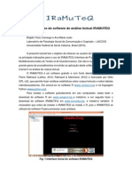 Tutorial Iramuteq 2013 Portugues