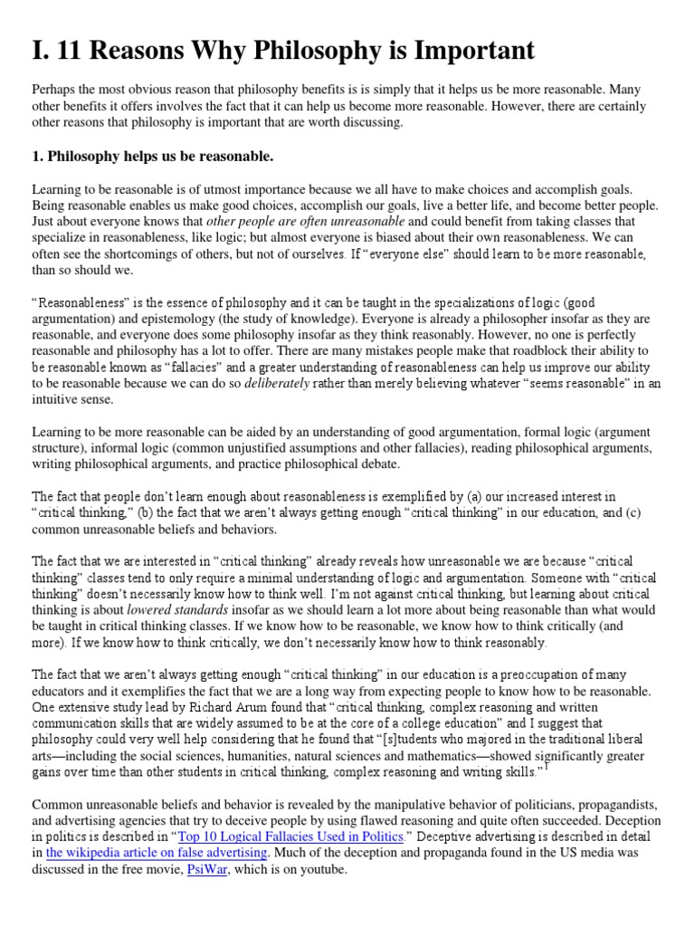 Philosophy essay introduction image