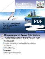 Snake Bite ICU Management