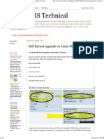 SAP BASIS Technical - SAP Kernal Upgrade On Linux Step by Step