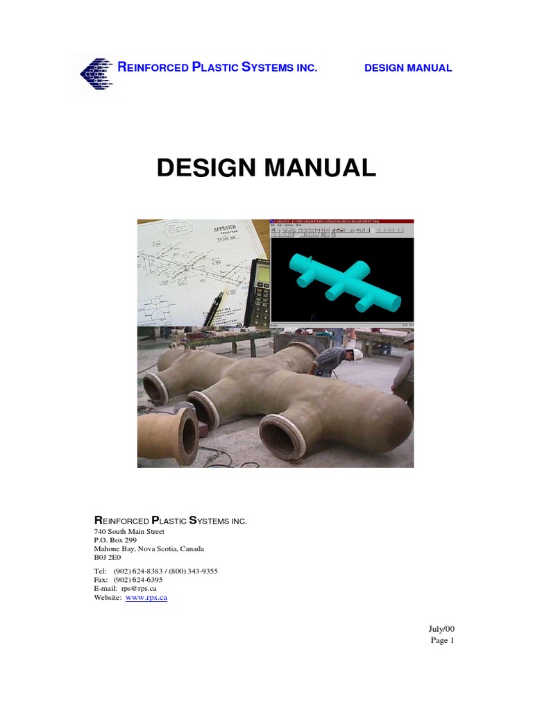 Frp Piping Design Manual Sep 06 Fiberglass Fibre 