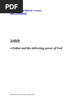 Download Esther and the delivering power of God by Tassos Kioulachoglou SN18623281 doc pdf