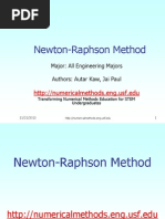 Newton-Raphson Method