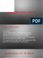 Labor Welfare Officer