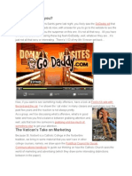 What Ads Offend You?: Godaddy Ad