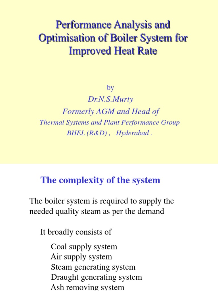 Boiler System Performance Optimization | PDF | Boiler | Furnace