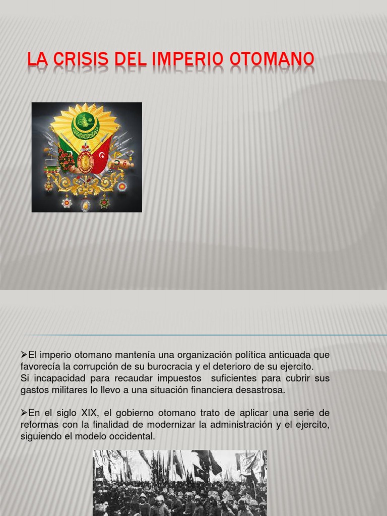 Crisis y reformas en el Imperio Otomano | PDF | imperio Otomano ...