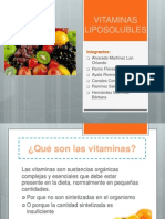 Vitaminas Liposolubles