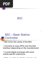 BSC - Base Station Controller