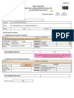 Declaraţie Privind Obligaţiile de Plată La Bugetul de Stat