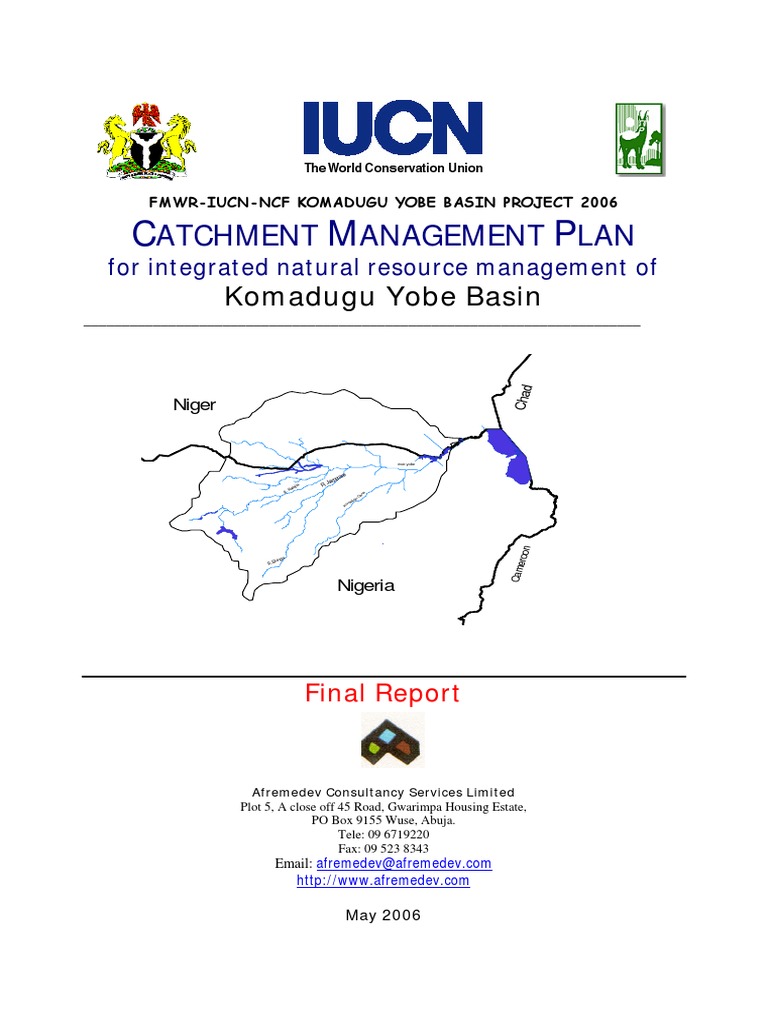 Komadugu Yobe Catchment Management Plan 2006 Natural Resource