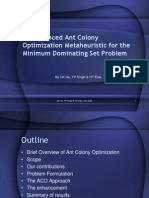 An Enhanced Ant Colony Optimization Metaheuristic For The Minimum Dominating Set Problem