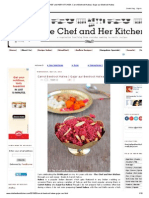 The CHEF and HER KITCHEN - Carrot Beetroot Halwa - Gajar Aur Beetroot Halwa