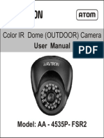 Avtron Ip Dome Camera for outdoor Aa 4535p Fsr2 Manual