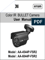 Avtron IR Bullet Camera AA-4544-6044P-FSR2-manual