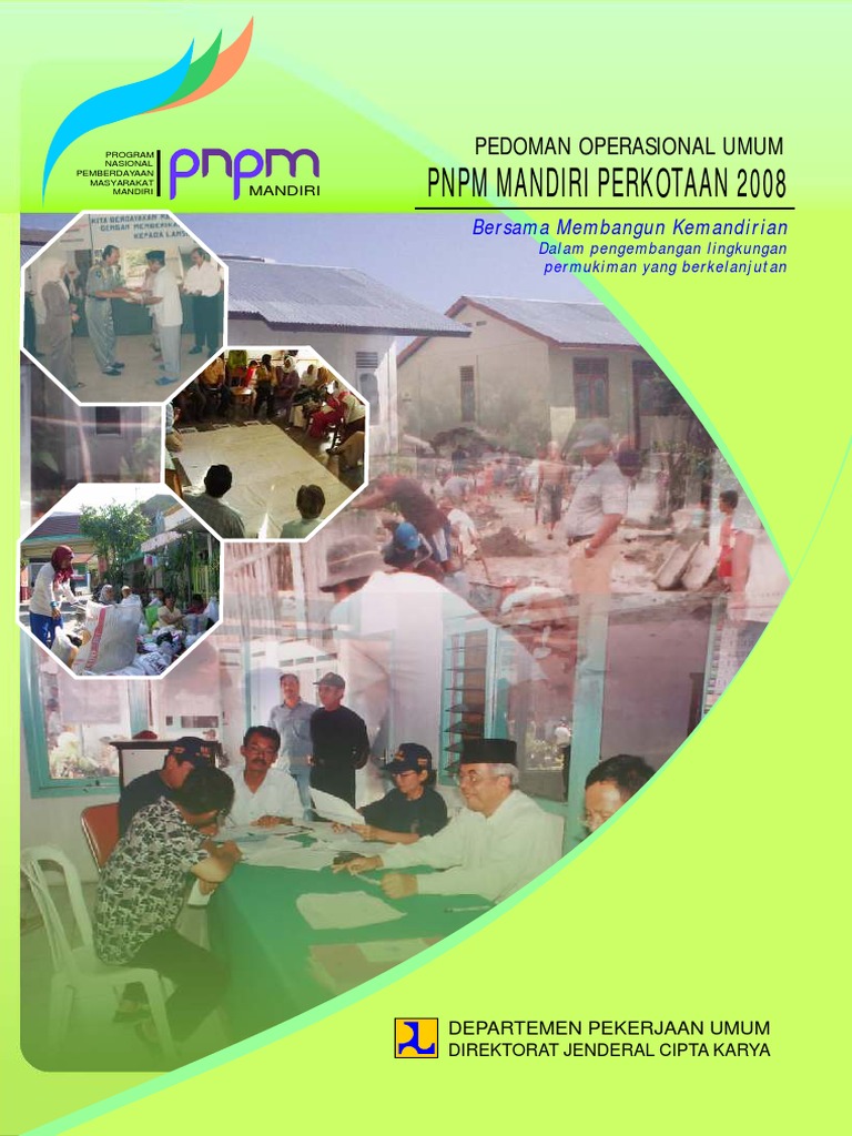 Pedoman Operasional Umum Pnpm Mandiri Perkotaan 2008