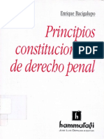 BACIGALUPO Principios Constitucionales de Derecho Penal