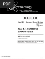 Download Spherex Xbox 51 Surround Sound System Setup Guide by Sean SN186259652 doc pdf