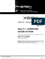 Spherex Xbox 5.1 Surround Sound System Setup Guide