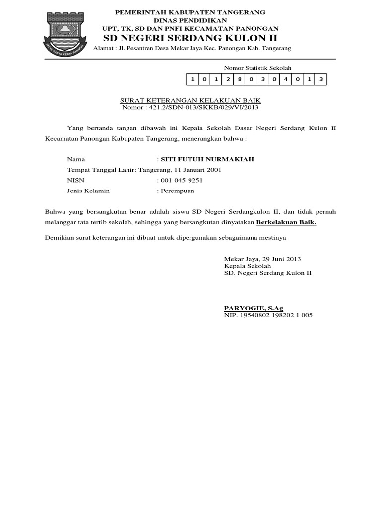 Surat Pengantar SKCK