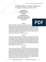 Concepções de Juventude e Política: Produção Acadêmica em Periódicos Científicos Brasileiros (2002 A 2011)