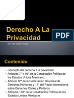 Derecho A La Privacidad