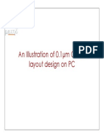 An Illustration of 0.1 M CMOS Layout Design On PC
