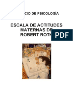 Escala de Actitudes Maternas de Robert Roth