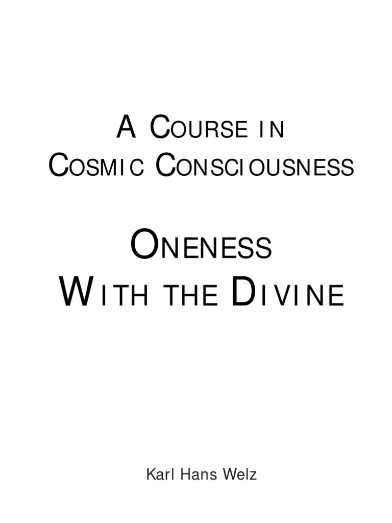 Cosmic Consciousness Course | PDF