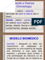 Epidemiologia - Modelos Saude-Doenca