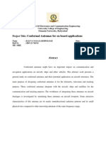 Abstract On Conformal Antennas