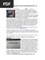 Caçador de «Factos insólitos» ( 1)