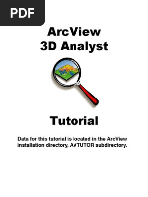 3D Analyst Tutorial