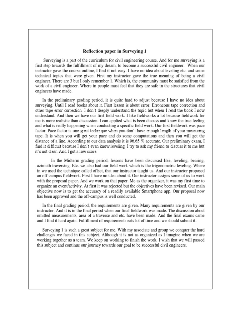 Field study essay examples image