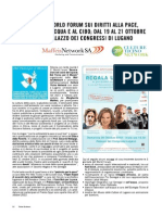 3° World Forum sui diritti alla pace al cibo e all'aqua, sett 2013, Ticino Business, 6°