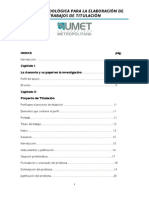 Guia Metodologica Para La Elaboracion de Trabajos de Titulacion