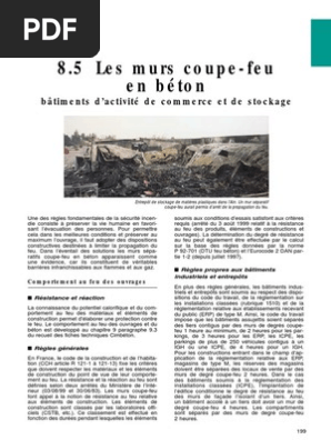 Mur Coupe Feu Mur Beton Arme