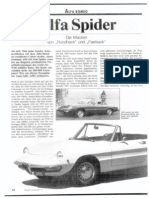 Alfa Romeo Spider Kaufberatung