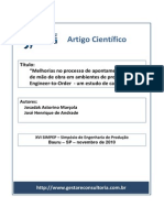 Melhorias no processo de apontamento manual