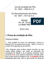 B - Prova da condiÃ§Ã£o de filho e adoÃ§Ã£o 5