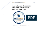Massachusetts Gaming Commission Surrounding Community Petition Analysis