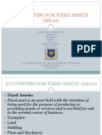 Accounting For Fixed Assets (As-10)
