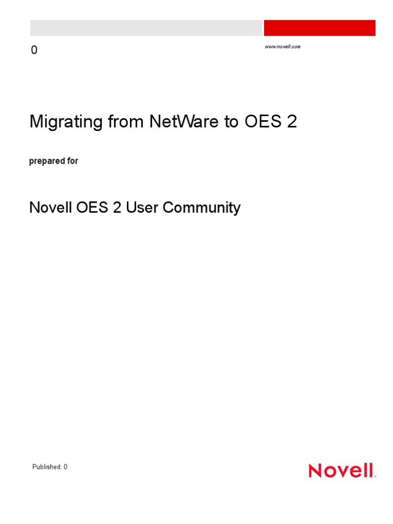 Novell Server Consolidation And Migration Toolkit 1.2